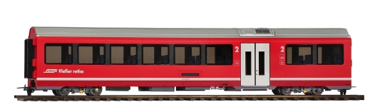Bemo 3298132 - H0m - Mittelwagen B 573 01 AGZ, RhB, Ep. VI - mit Innenbeleuchtung